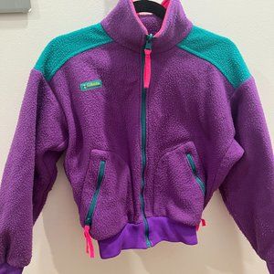 Vintage Columbia Fleece Full Zip Sweater Womens Jacket